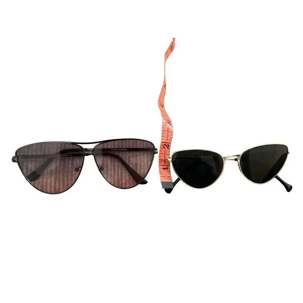 Lot of 2 Cat Eye Sunglasses Beach Coastal Vacation